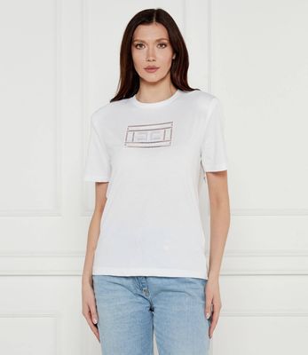 Elisabetta Franchi - Bluzka damska na wiosnę ze sklepu: Gomez Fashion Store w kategorii: Bluzki damskie - zdjęcie 874714-BD9-10338_EF251W000044271