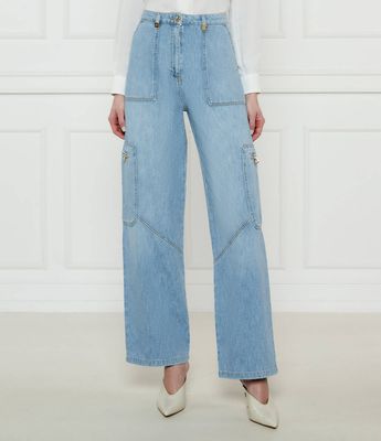 Jeansy damskie Elisabetta Franchi ze sklepu: Gomez Fashion Store w kategorii: Jeansy damskie - zdjęcie 874714-BD9-10338_EF251W000057192