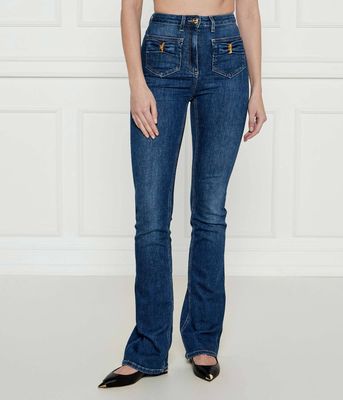 Jeansy damskie casualowe Elisabetta Franchi ze sklepu: Gomez Fashion Store w kategorii: Jeansy damskie - zdjęcie 874714-BD9-10338_EF251W000061590