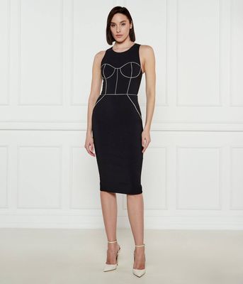 Sukienka Elisabetta Franchi ze sklepu: Gomez Fashion Store w kategorii: Sukienki - zdjęcie 874714-BD9-10338_EF251W000074585