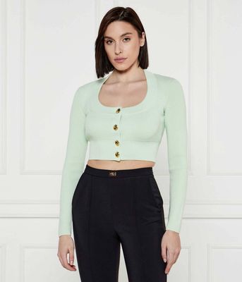 Sweter damski na zimę Elisabetta Franchi ze sklepu: Gomez Fashion Store w kategorii: Swetry damskie - zdjęcie 874714-BD9-10338_EF251W000118A09