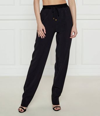 Spodnie damskie w sportowym stylu na jesień Elisabetta Franchi ze sklepu: Gomez Fashion Store w kategorii: Spodnie damskie - zdjęcie 874714-BD9-10338_EF251W000126110