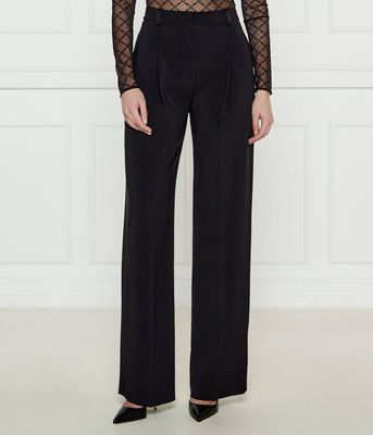 Spodnie damskie retro Elisabetta Franchi ze sklepu: Gomez Fashion Store w kategorii: Spodnie damskie - zdjęcie 874714-BD9-10338_EF251W000131110