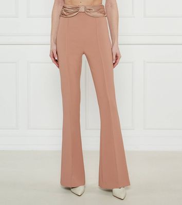 Spodnie damskie retro Elisabetta Franchi ze sklepu: Gomez Fashion Store w kategorii: Spodnie damskie - zdjęcie 874714-BD9-10338_EF251W000134283
