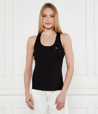 Bluzka damska casual na lato Elisabetta Franchi ze sklepu: Gomez Fashion Store w kategorii: Bluzki damskie - zdjęcie 874714-BD9-10338_EF251W000140110