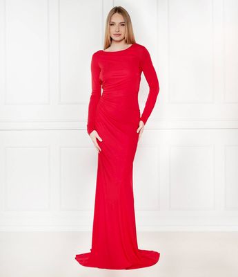 Elisabetta Franchi - Sukienka na wiosnę ze sklepu: Gomez Fashion Store w kategorii: Sukienki - zdjęcie 874714-BD9-10338_EF252W000053183