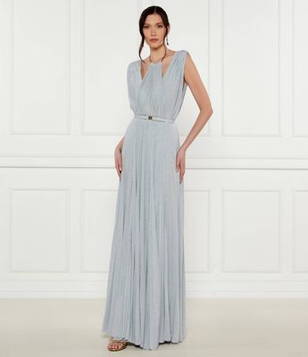 Sukienka elegancka Elisabetta Franchi ze sklepu: Gomez Fashion Store w kategorii: Sukienki - zdjęcie 874714-BD9-10338_EF252W000054A20