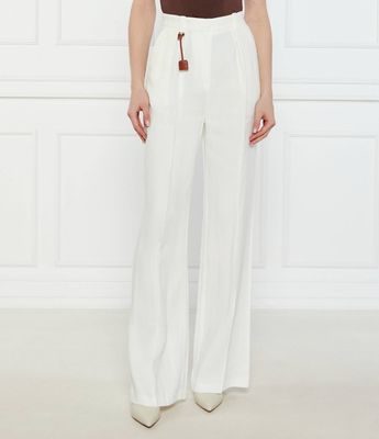 Spodnie damskie eleganckie Elisabetta Franchi ze sklepu: Gomez Fashion Store w kategorii: Spodnie damskie - zdjęcie 874714-BD9-10338_EF252W000078360