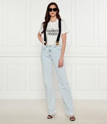 Jeansy damskie na wiosnę Elisabetta Franchi ze sklepu: Gomez Fashion Store w kategorii: Jeansy damskie - zdjęcie 874714-BD9-10338_EF252W000079192