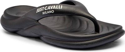 Klapki męskie letnie Just Cavalli ze sklepu: Gomez Fashion Store w kategorii: Klapki męskie - zdjęcie 874714-BD9-10338_CA252M000021899