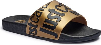 Klapki męskie na lato Just Cavalli ze sklepu: Gomez Fashion Store w kategorii: Klapki męskie - zdjęcie 874714-BD9-10338_CA252M000022013