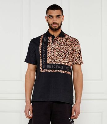 T-shirt męski młodzieżowy Just Cavalli ze sklepu: Gomez Fashion Store w kategorii: T-shirty męskie - zdjęcie 874714-BD9-10338_CA252M000037975