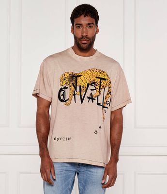 T-shirt męski Just Cavalli ze sklepu: Gomez Fashion Store w kategorii: T-shirty męskie - zdjęcie 874714-BD9-10338_CA252M000051716