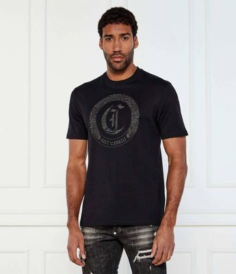 T-shirt męski Just Cavalli ze sklepu: Gomez Fashion Store w kategorii: T-shirty męskie - zdjęcie 874714-BD9-10338_CA252M000059899