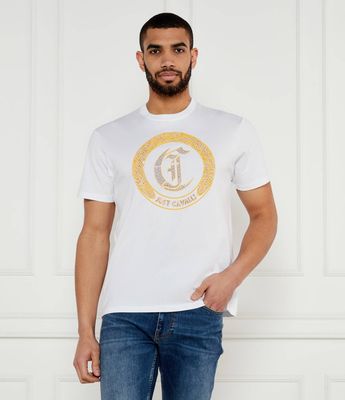 T-shirt męski młodzieżowy Just Cavalli ze sklepu: Gomez Fashion Store w kategorii: T-shirty męskie - zdjęcie 874714-BD9-10338_CA252M000059008