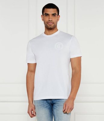 T-shirt męski casual Just Cavalli ze sklepu: Gomez Fashion Store w kategorii: T-shirty męskie - zdjęcie 874714-BD9-10338_CA252M000060005