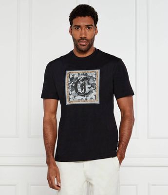 T-shirt męski młodzieżowy Just Cavalli ze sklepu: Gomez Fashion Store w kategorii: T-shirty męskie - zdjęcie 874714-BD9-10338_CA252M000061899