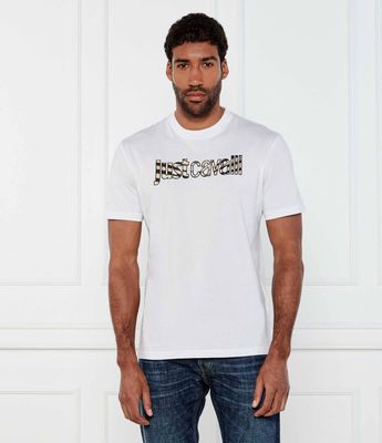 T-shirt męski na wiosnę Just Cavalli ze sklepu: Gomez Fashion Store w kategorii: T-shirty męskie - zdjęcie 874714-BD9-10338_CA252M000064005