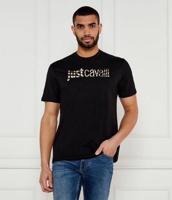 T-shirt męski Just Cavalli ze sklepu: Gomez Fashion Store w kategorii: T-shirty męskie - zdjęcie 874714-BD9-10338_CA252M000064899
