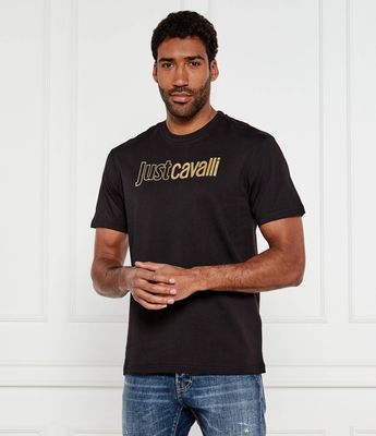 T-shirt męski na wiosnę Just Cavalli ze sklepu: Gomez Fashion Store w kategorii: T-shirty męskie - zdjęcie 874714-BD9-10338_CA252M000065899