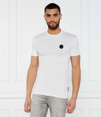 T-shirt męski wiosenny Just Cavalli ze sklepu: Gomez Fashion Store w kategorii: T-shirty męskie - zdjęcie 874714-BD9-10338_CA252M000070005