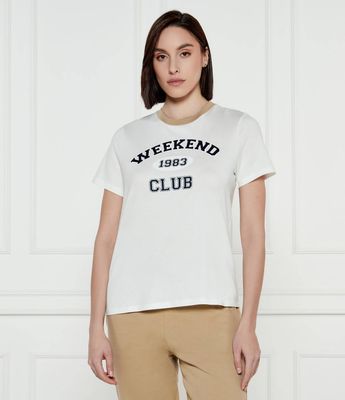 Bluzka damska wiosenna Weekend MaxMara ze sklepu: Gomez Fashion Store w kategorii: Bluzki damskie - zdjęcie 874714-BD9-10338_MW251W000052006