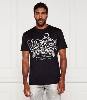 T-shirt męski młodzieżowy na wiosnę Philipp Plein ze sklepu: Gomez Fashion Store w kategorii: T-shirty męskie - zdjęcie 874714-BD9-10338_PN252M000018002