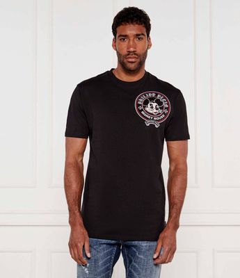 T-shirt męski Philipp Plein ze sklepu: Gomez Fashion Store w kategorii: T-shirty męskie - zdjęcie 874714-BD9-10338_PN252M000023002