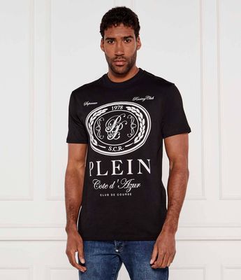 T-shirt męski na wiosnę Philipp Plein ze sklepu: Gomez Fashion Store w kategorii: T-shirty męskie - zdjęcie 874714-BD9-10338_PN252M000026002