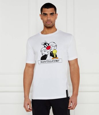 T-shirt męski Iceberg ze sklepu: Gomez Fashion Store w kategorii: T-shirty męskie - zdjęcie 874714-BD9-10338_II252M000015101
