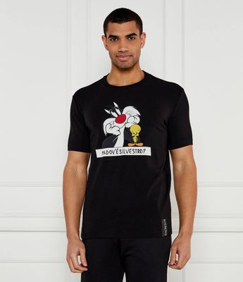 T-shirt męski Iceberg ze sklepu: Gomez Fashion Store w kategorii: T-shirty męskie - zdjęcie 874714-BD9-10338_II252M000015900