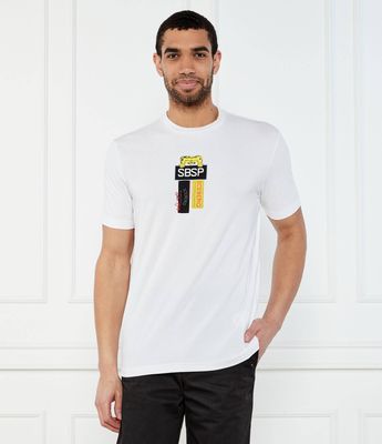 T-shirt męski na wiosnę Iceberg ze sklepu: Gomez Fashion Store w kategorii: T-shirty męskie - zdjęcie 874714-BD9-10338_II252M000016101