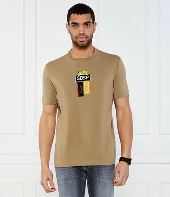 Iceberg - T-shirt męski na wiosnę młodzieżowy ze sklepu: Gomez Fashion Store w kategorii: T-shirty męskie - zdjęcie 874714-BD9-10338_II252M000016603