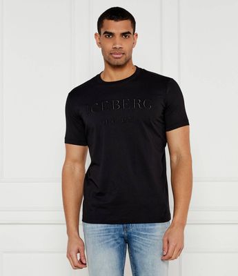 T-shirt męski młodzieżowy Iceberg ze sklepu: Gomez Fashion Store w kategorii: T-shirty męskie - zdjęcie 874714-BD9-10338_II252M000017900