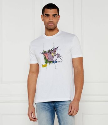 T-shirt męski młodzieżowy Iceberg ze sklepu: Gomez Fashion Store w kategorii: T-shirty męskie - zdjęcie 874714-BD9-10338_II252M000023101