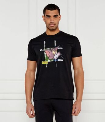 T-shirt męski Iceberg ze sklepu: Gomez Fashion Store w kategorii: T-shirty męskie - zdjęcie 874714-BD9-10338_II252M000023900
