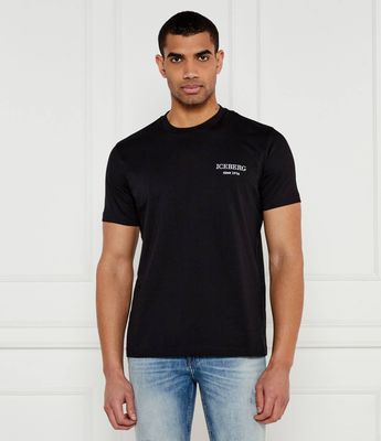 T-shirt męski Iceberg ze sklepu: Gomez Fashion Store w kategorii: T-shirty męskie - zdjęcie 874714-BD9-10338_II252M000025900