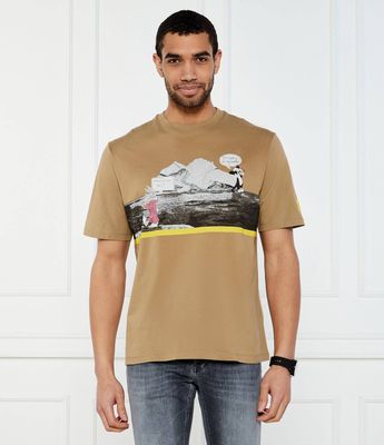 T-shirt męski w stylu młodzieżowym Iceberg ze sklepu: Gomez Fashion Store w kategorii: T-shirty męskie - zdjęcie 874714-BD9-10338_II252M000027603