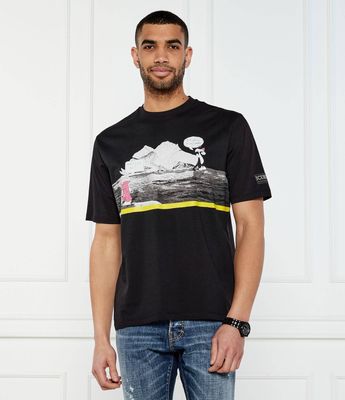 T-shirt męski Iceberg ze sklepu: Gomez Fashion Store w kategorii: T-shirty męskie - zdjęcie 874714-BD9-10338_II252M000027900