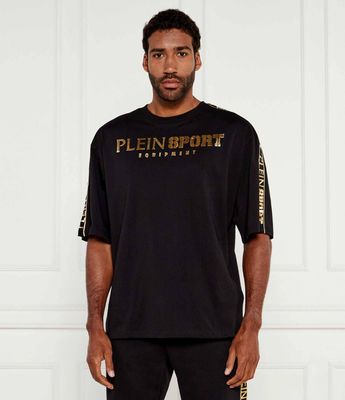 T-shirt męski na wiosnę Plein Sport ze sklepu: Gomez Fashion Store w kategorii: T-shirty męskie - zdjęcie 874714-BD9-10338_PS252M000029294