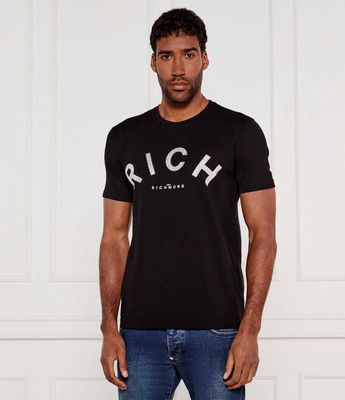 T-shirt męski młodzieżowy John Richmond ze sklepu: Gomez Fashion Store w kategorii: T-shirty męskie - zdjęcie 874714-BD9-10338_JR252M000016001