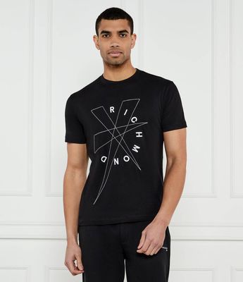 Richmond X - T-shirt męski w stylu młodzieżowym ze sklepu: Gomez Fashion Store w kategorii: T-shirty męskie - zdjęcie 874714-BD9-10338_RX252M000004000