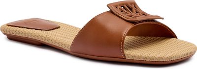 Klapki damskie na lato Armani Exchange ze sklepu: Gomez Fashion Store w kategorii: Klapki damskie - zdjęcie 874714-BD9-10338_AX252W000037H95