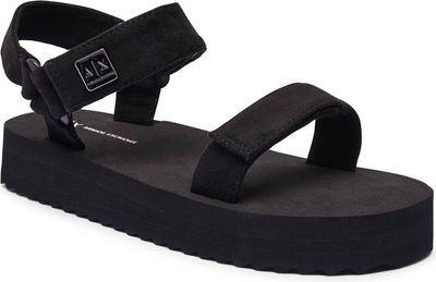Sandały damskie letnie Armani Exchange ze sklepu: Gomez Fashion Store w kategorii: Sandały damskie - zdjęcie 874714-BD9-10338_AX252W000040296