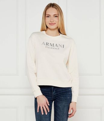 Bluza damska jesienna Armani Exchange ze sklepu: Gomez Fashion Store w kategorii: Bluzy damskie - zdjęcie 874714-BD9-10338_AX252W000074H56