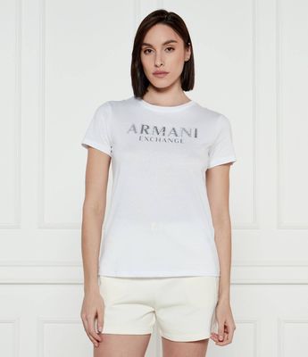 Armani Exchange - Bluzka damska ze sklepu: Gomez Fashion Store w kategorii: Bluzki damskie - zdjęcie 874714-BD9-10338_AX252W000081H55