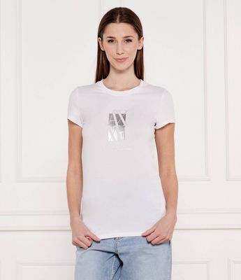 Bluzka damska Armani Exchange ze sklepu: Gomez Fashion Store w kategorii: Bluzki damskie - zdjęcie 874714-BD9-10338_AX252W000086H55