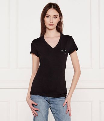 Bluzka damska Armani Exchange ze sklepu: Gomez Fashion Store w kategorii: Bluzki damskie - zdjęcie 874714-BD9-10338_AX252W000090H50
