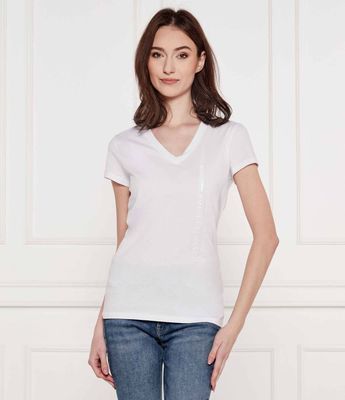 Bluzka damska casualowa Armani Exchange ze sklepu: Gomez Fashion Store w kategorii: Bluzki damskie - zdjęcie 874714-BD9-10338_AX252W000092H55