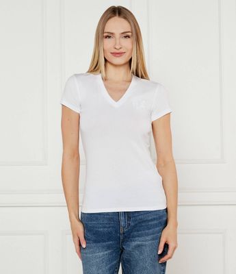 Bluzka damska casual Armani Exchange ze sklepu: Gomez Fashion Store w kategorii: Bluzki damskie - zdjęcie 874714-BD9-10338_AX252W000100H55